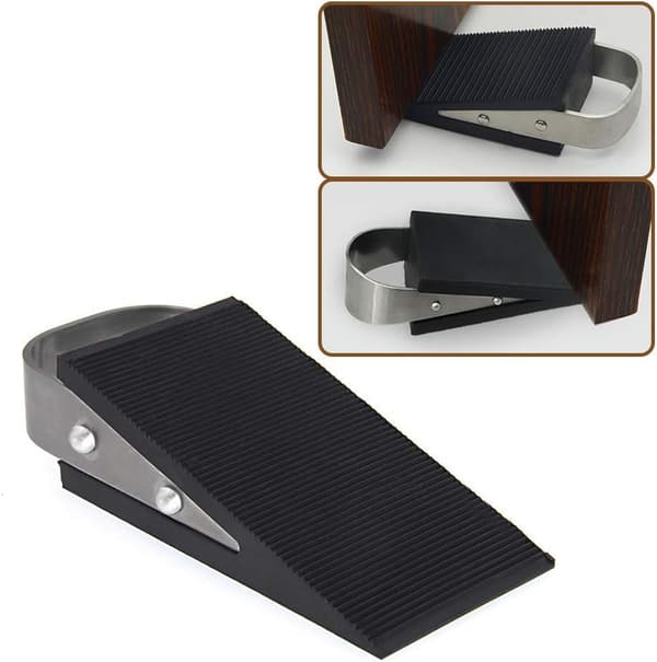Dørkile, Pakke med 1 Gummi Dørkile Nivellering Dørstopper, for T