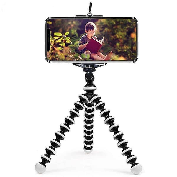 Smartphone Actionkamera Stativ Mini Bläckfisk Stativ med Clip Mobi