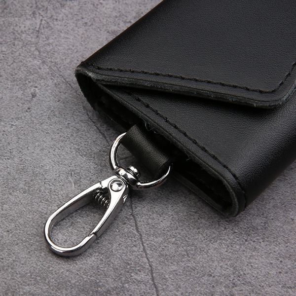 Car Key Case Holder Leather Car Key Chain Bag Car Remote Key Fob