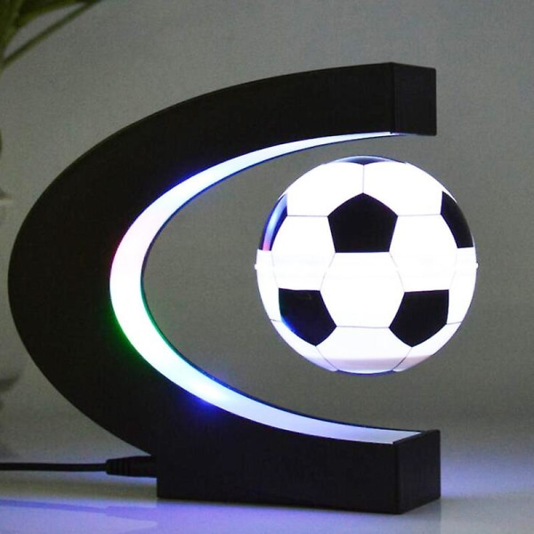 LED C-typ Bas med Magnetisk Levitationsboll Dekoration Nattlampa