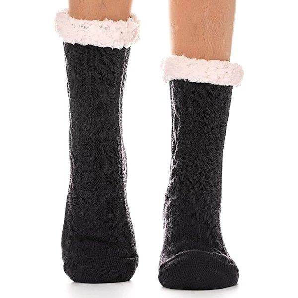 Damtofflor Fluffiga Sockor Fuzzy Mysiga Stuga Varma Vinter Mjuka Tjocka