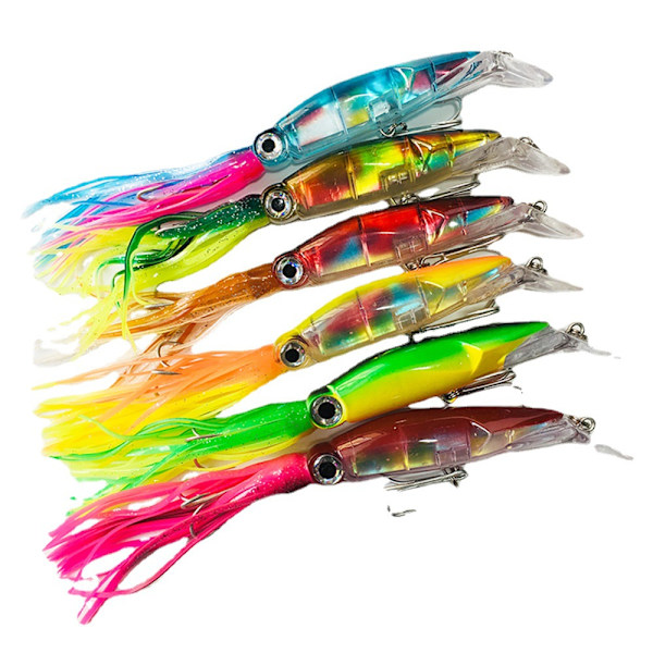 Fiskedrag Fiskebete Bläckfiskjigg Fiskedrag 14cm 40g Bläckfisk