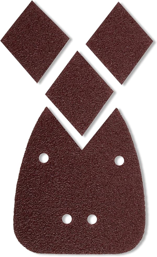 50-pack Slipstenar - 140 mm - Självhäftande - 4 Hål - Gr