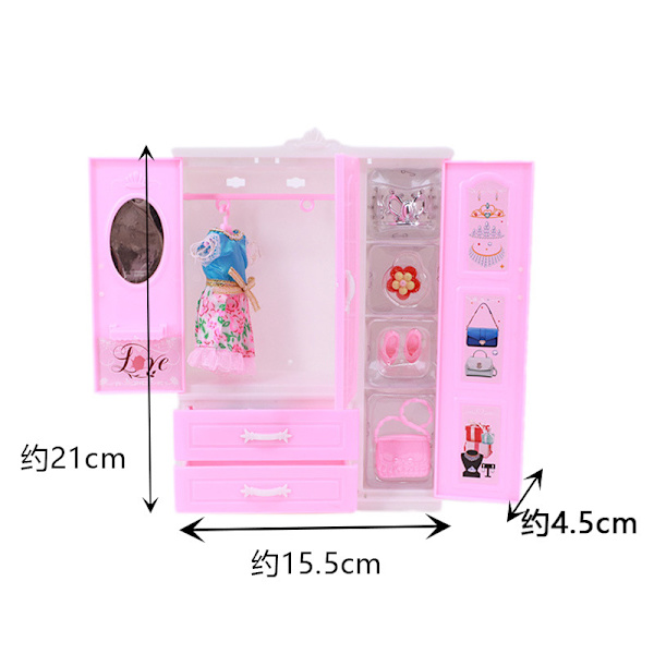 30 cm Barbie-nuken vaatteet ja asusteet Prinsessanuken vaatteet je DXGHC