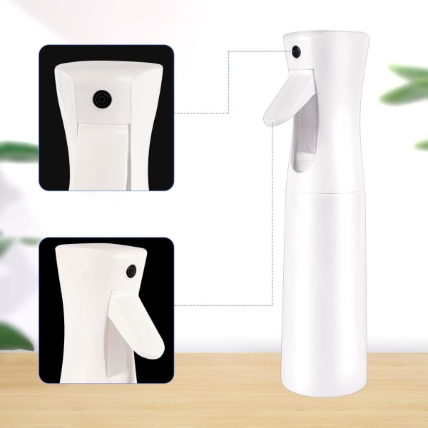 300 ml Hårsprayflaska, 2 st Återfyllningsbara Sprayflaskor Tomma W DXGHC