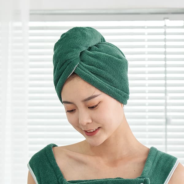 Supermjuk Mikrofiber Hårhandduk för Kvinnor, 5-pack 9,8 tum