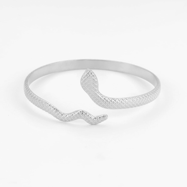 Slangearmbånd Slange Dyr Formet Armbånd Justerbar Åpen Slange