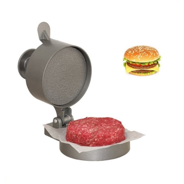 Hamburger-, krabbekage- og pølsepresse, 4 1/2" diameter, 1/4 lb