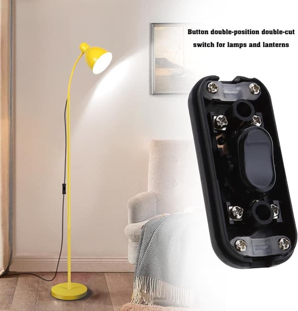 4 stk Torpedo Bryter Lampe Bryter Erstatning Flat Wire Lyspære