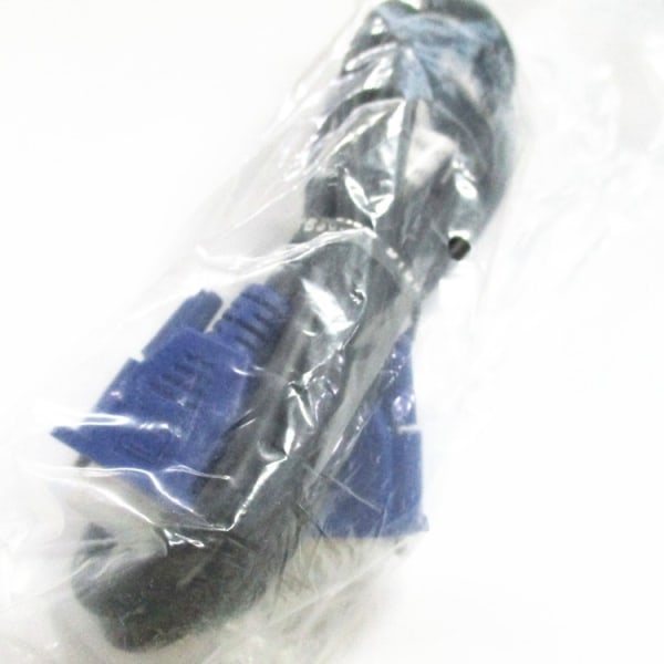 1,5 m VGA-kabel for dataskjerm, 15-pin 4+5 video