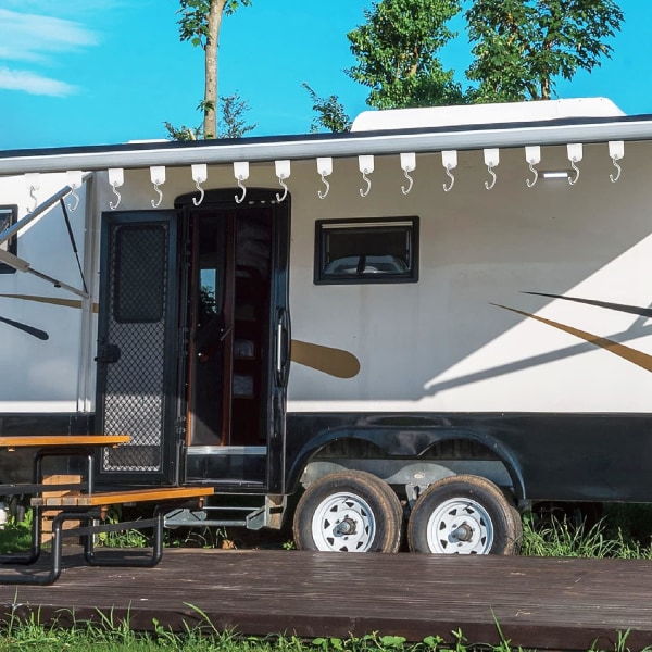Markisfästen för husbilar, RV-markistillbehör, S-formade krokar, enkla