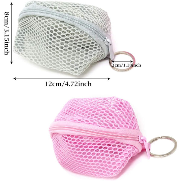 2 stk. Mesh Makeup Sponge Holder Beholdere Små Kosmetik Rejse Z