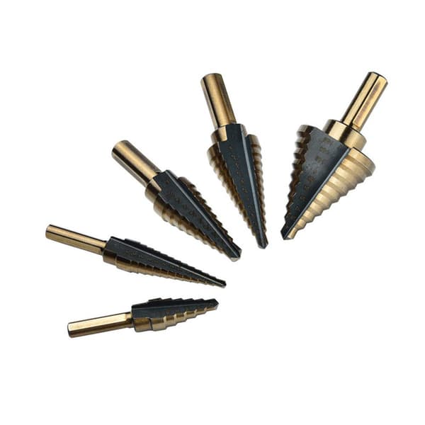 Stegborr Set 5-pack Brittisk 1/4-1-3/8\" 3/16-7/8\" 1/4-3/4\"