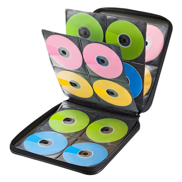 Pouch (til 160 CD/DVD/Blu-ray, Opbevaringsmappe, Pladsbesparende f DXGHC