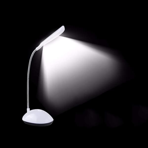 Mini Bærbar Fleksibel LED Skrivebordslampe med Øyevern - Batteri