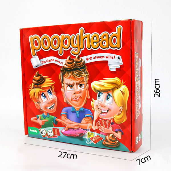 Poopyhead Dirty Action Solitaire Bordspil Skak Card Trick Toy