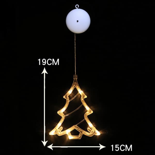 LED-julkulor med snögubbe, strumpor och snöflingor