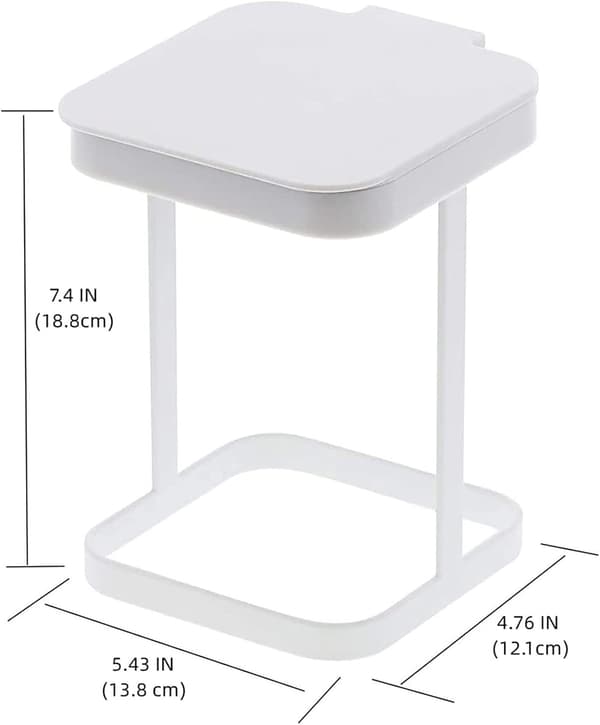1 stk Mini Benkebøtte med Lopp Små Søppelposeholder