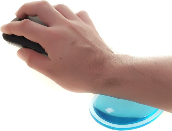 Myk håndleddstøtte, Gelkrystaller, Hjerteformet, Ergonomisk Krystall