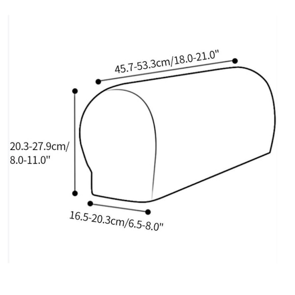 2 stycken Mjuka Soffa Armstödsöverdrag Halksäkra Armstolsöverdrag E