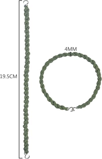 12 stycken elastiska stövlsband Militärbensband Blousing Garter