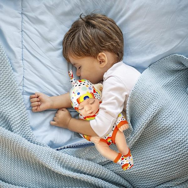 12 tum Newborn Babydocka och Kläder Set Tvättad Realistisk Sili