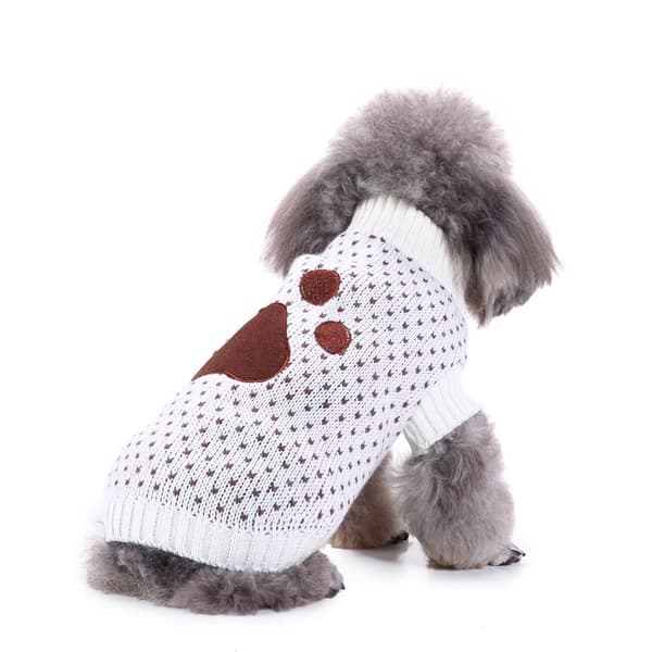 Hunde sweater med benstriber, høj sweater til hund, Chris