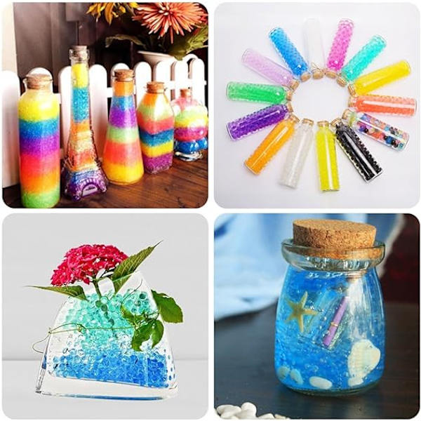 Vandperler (50000 stk) Regnbue Mix Gele Vandgel Perler Voksende
