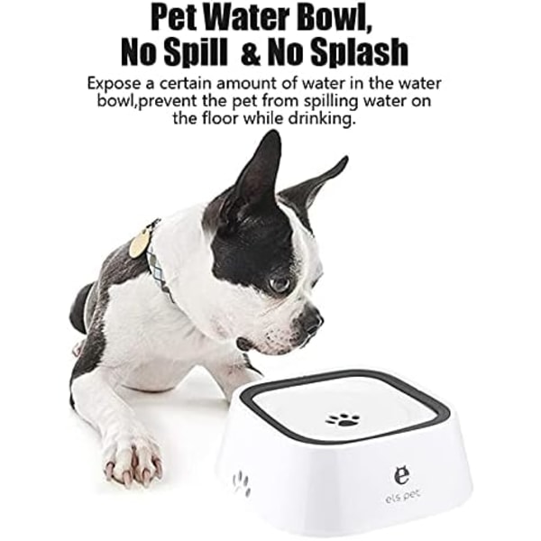 Pet Water Bowl, Anti-Splash Pet Dispenser, Ride-On Floating C DXGHC