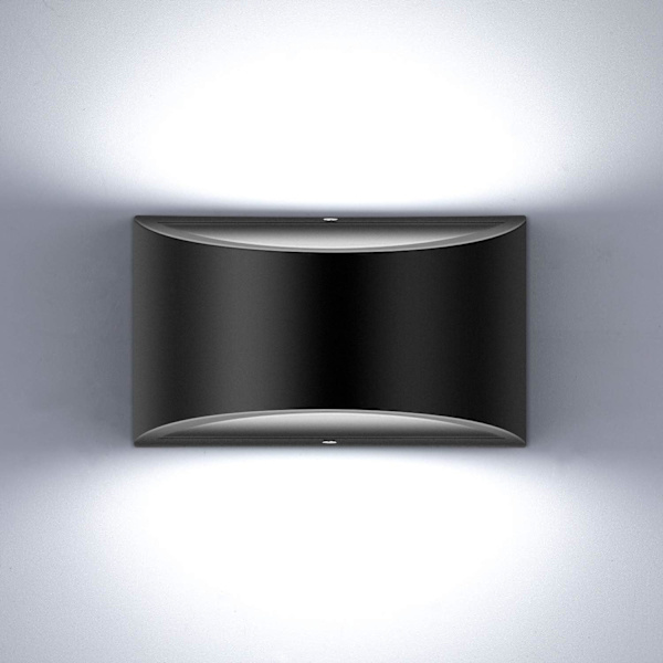 Justerbar LED væglampe Sort 7W Moderne væglampe Armatur