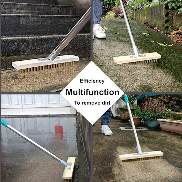30 cm Metal Harja Puukahvalla, Metalliharja Puutarhaan