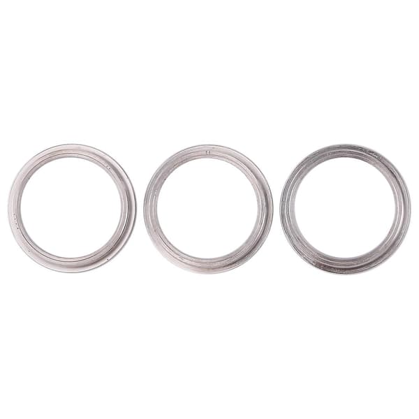 3 st Bakre Kamera Glaslins Metallskydd Ring För Ip DXGHC