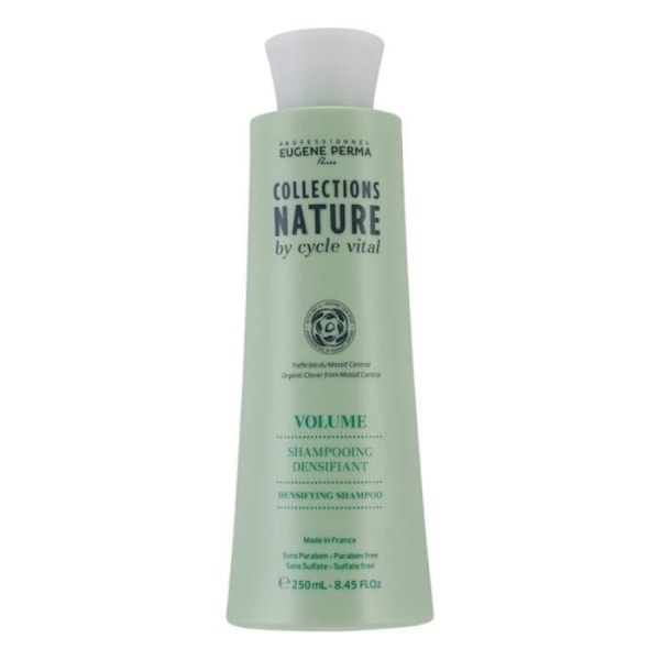 Eugène Perma Collections Nature by Cycle Vital, Densifying Shampoo 250ml, Fint hårschampo Parabenfritt, Sulfatfritt