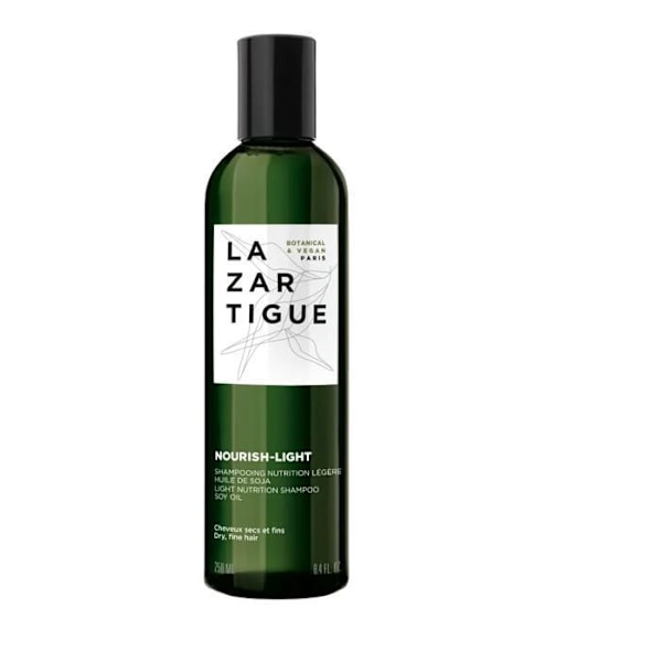 Lazartigue Nourish Shampoohoito Ravitsemus Kohdennettu Soijamaitoon Kuiville ja Ohuille Hiuksille 250ml