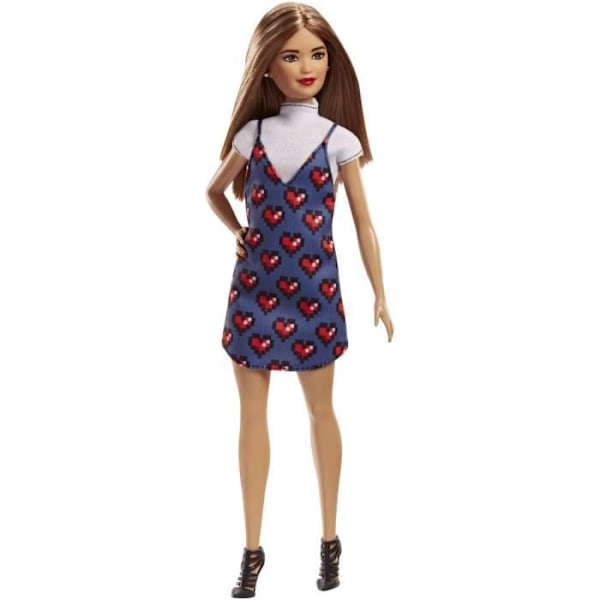 BARBIE - Fashionistas 81 - Hearts Dress - Liten Fashionistas 81 - Hearts Dress - Li