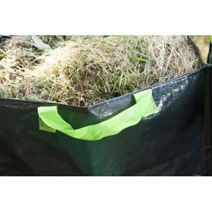 Trädgårdssäck - Set om 3 - Svart - 70L, 100L, 170L - Flätad polyeten - Hög hållfasthet