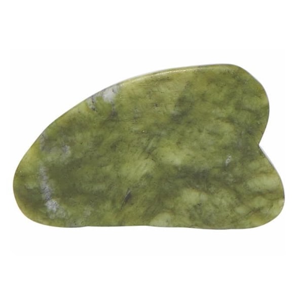 MELUSINE Gua Sha i grön jade manuell massageapparat