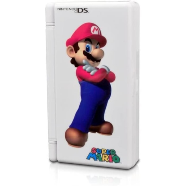 MEGA SPILCASE HVID SUPER MARIO NINTENDO DS LITE VIT BLÅ RÖD