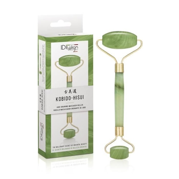 Italiensk design KOBIDO HISUI Jade Natural Roller Ansiktsmassager för ansiktet