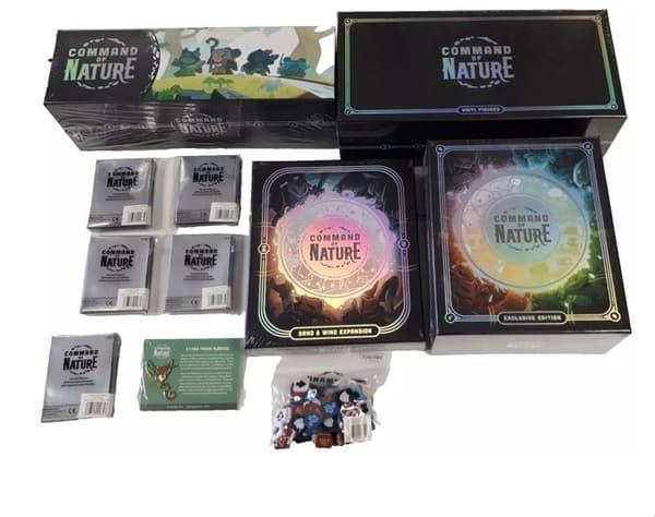 Coffret samling ultimat exklusiv Kickstarter Command Of Nature Unstable Games brädspel