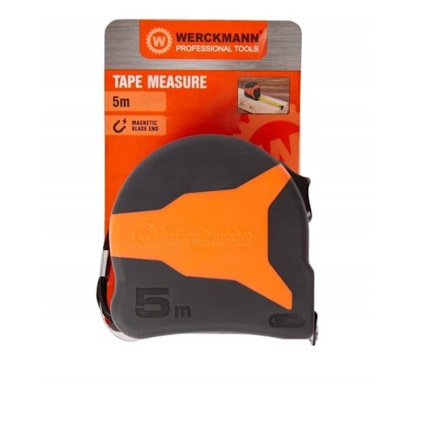 Fällbart måttband - Werckmann - 5 meter - 72mm - Magnetiskt - Mätprecision