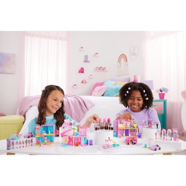 Barbie-nuketalo Mini-BarbieLand - Kotipaketit ja tarvikkeet HYF44 Flerfärgad