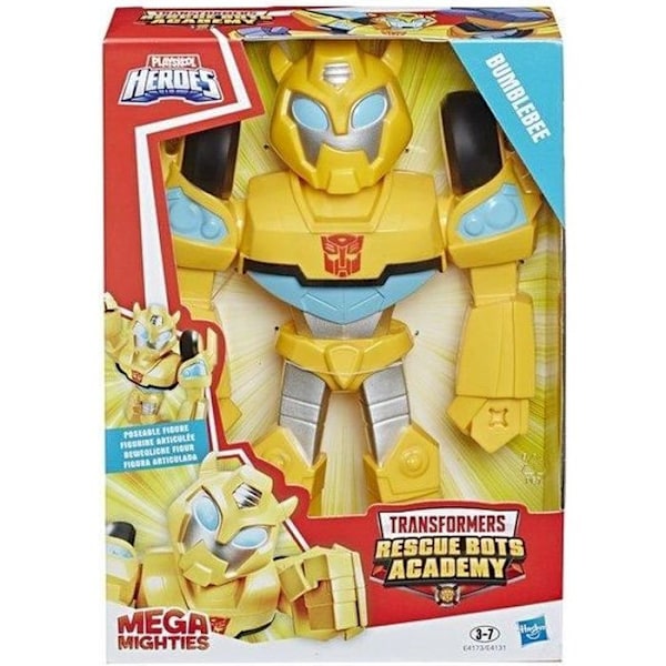 HASBRO - Rescue Bots Academy Transformers Mega Mighties -toimintakuva 25 cm keltainen