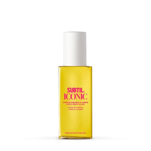 Hiusöljy - SUBTIL Iconic - 100ml - Vegaani - Ravitseva - Kamelia-tuoksu