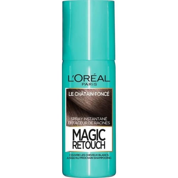 Farvet midlertidig Magic Retouch Spray Rodder L'OREAL PARIS - Mørkebrun - 75 ml Mörkblond