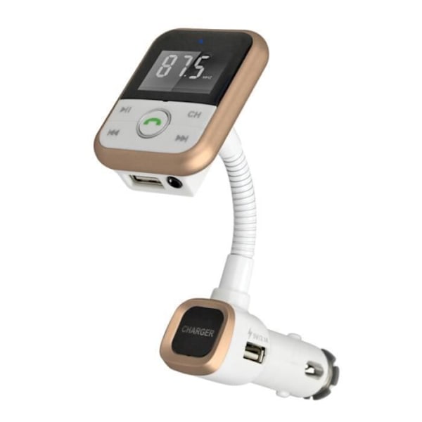 3 in 1 Bluetooth-auto, SD-kortti MP3-soitin ja FM-lähettimen laturi