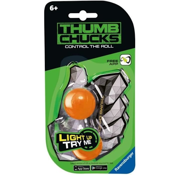Ravensburger Game Thumb Chucks, orange + 6 års fingerakrobater