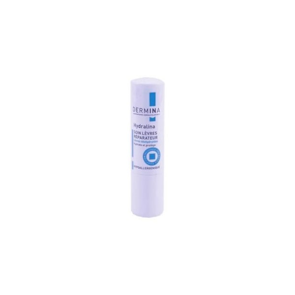 Læbebehandling - Dermina - Hydralina - Reparerende - 4g - Sheasmør, avocadoolie
