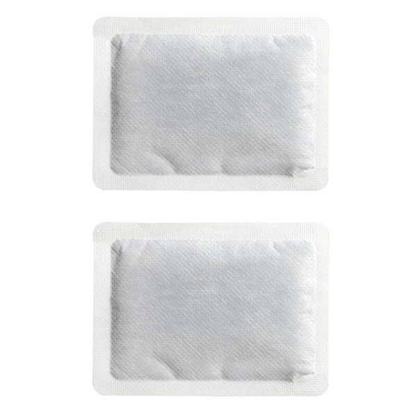 Set med 2 Värmefickor "Ögonblicklig" Vit Vit