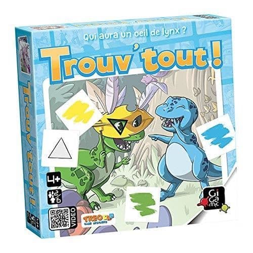 Brætspil - GIGAMIC - Trouv'Tout - Form - Farve - Barn Form, färg